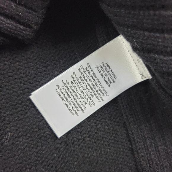 Polo Ralph Lauren Men’s Wool Cashmere Turtleneck Sweater Black Size S NWT - Picture 9 of 10